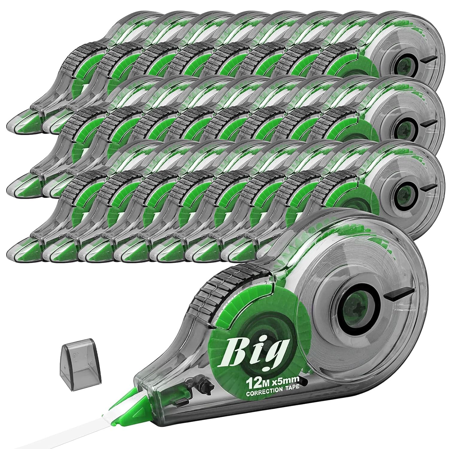 36 Pack Correction Tape Bulk, White Correctional Fluid Tapes, 39 Feet Each Wipe Out Easy Fast Eraser Correct Tape Roller for School Study Supplies Office Note Journal Scrapbooking