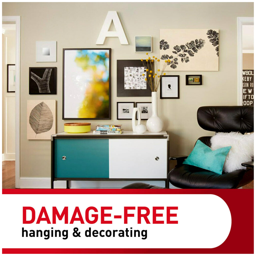 Command Picture Hanging Kit, Various Sized Picture Hanging Hooks and Strips To Hang Up To 15 Pictures, Indoor Use, Back to School Dorm Room Essentials, 1 Kit