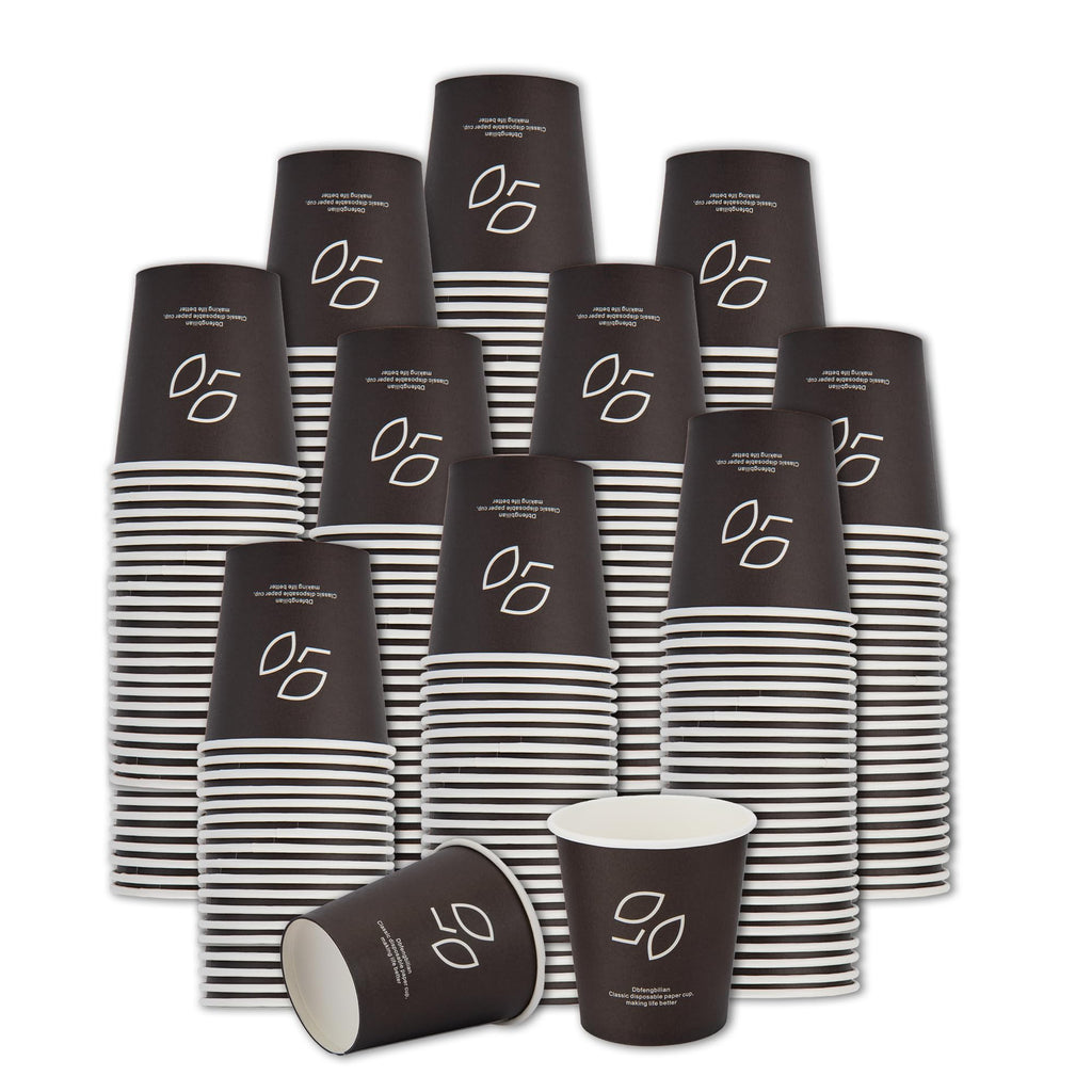 Dbfengbilian 3 oz Paper Cups, 600 Ct – Leak-Proof & Recyclable Disposable Coffee Cups, Food-Safe Poly Lining for Hot Drinks Like Espresso, Tea, and Hot Chocolate – Ideal for Office, Home, Party
