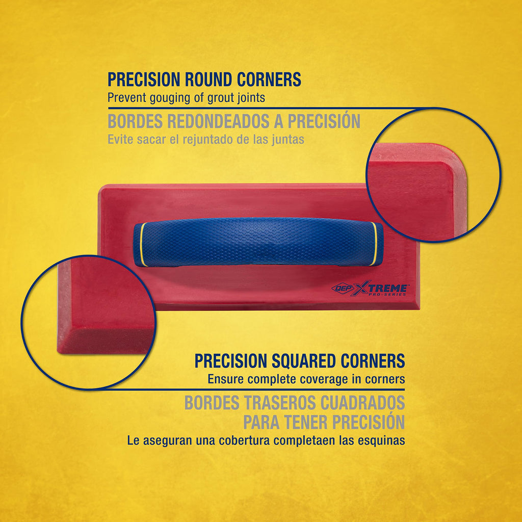 QEP 10069 Stone Grout Float for All Grout Types, Including Epoxy, 10" x 4"