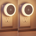 Briignite Night Light, Plug into Wall [2Pack] with Light Sensors, LED Night Light for Kids Room, Baby, Bathroom Night Light, Stair, Hallway Light, Warm White