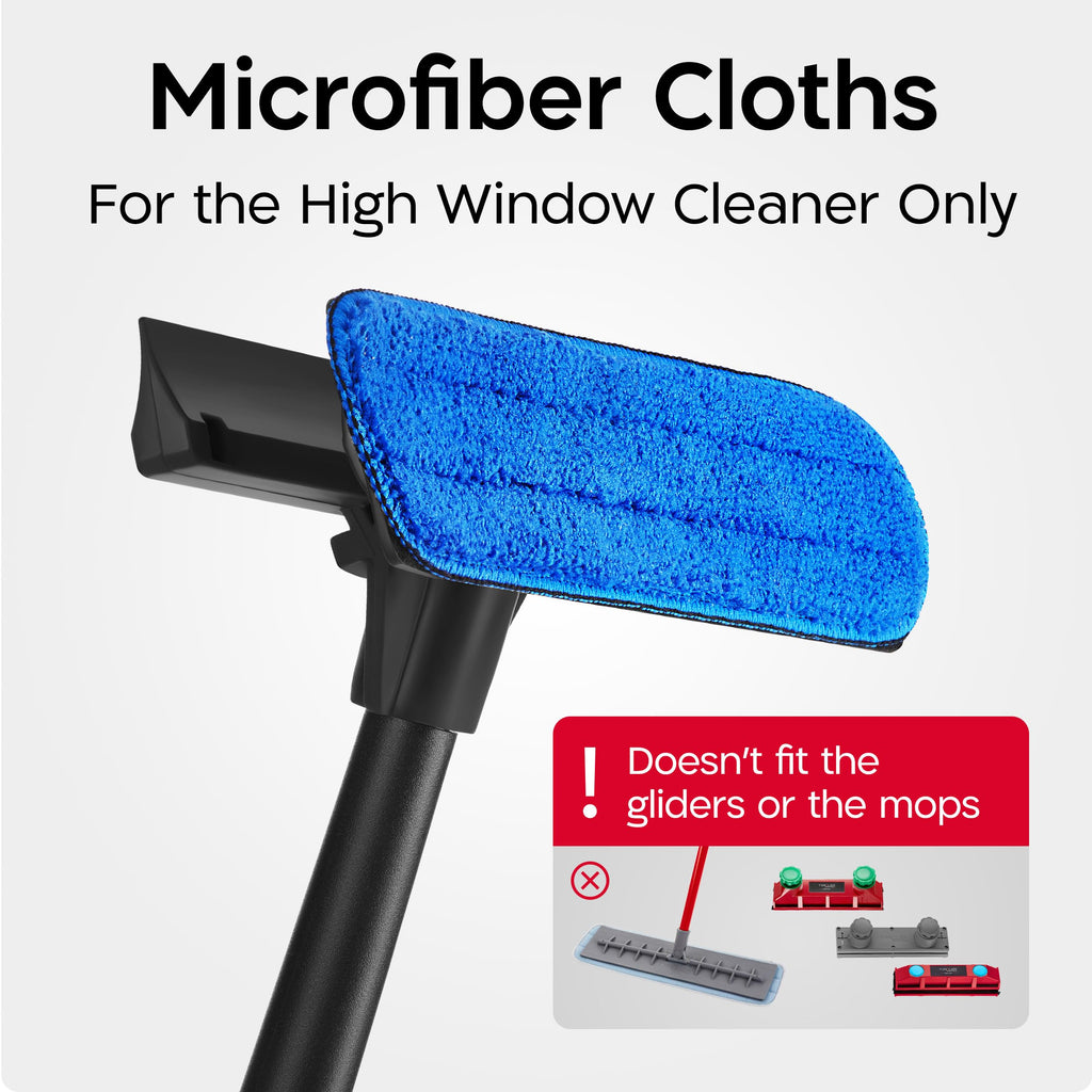 Tyroler Bright Tools Cloth for High Window Cleaner | Replacement Microfiber Cleaning Cloth (4)