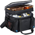 ZEEMO Soft Cooler Bag, Insulated Lunch Box, 19 L Ice Chest, Double Leakproof Layers, Waterproof and Collapsible Case for Work Outdoor Trip, Black