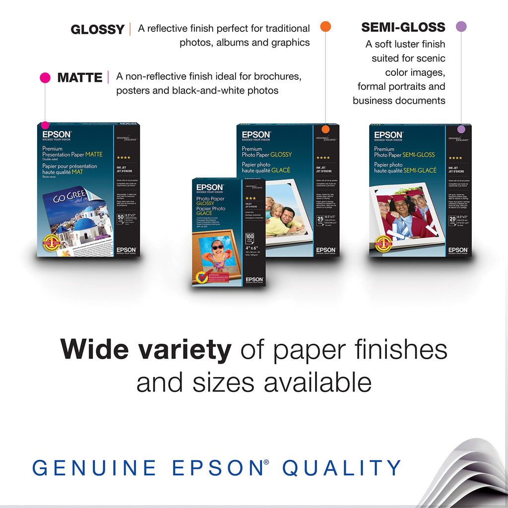 Epson S041568 Premium Presentation Paper Matte Double Sided, Letter Size, 50 sheets Ink