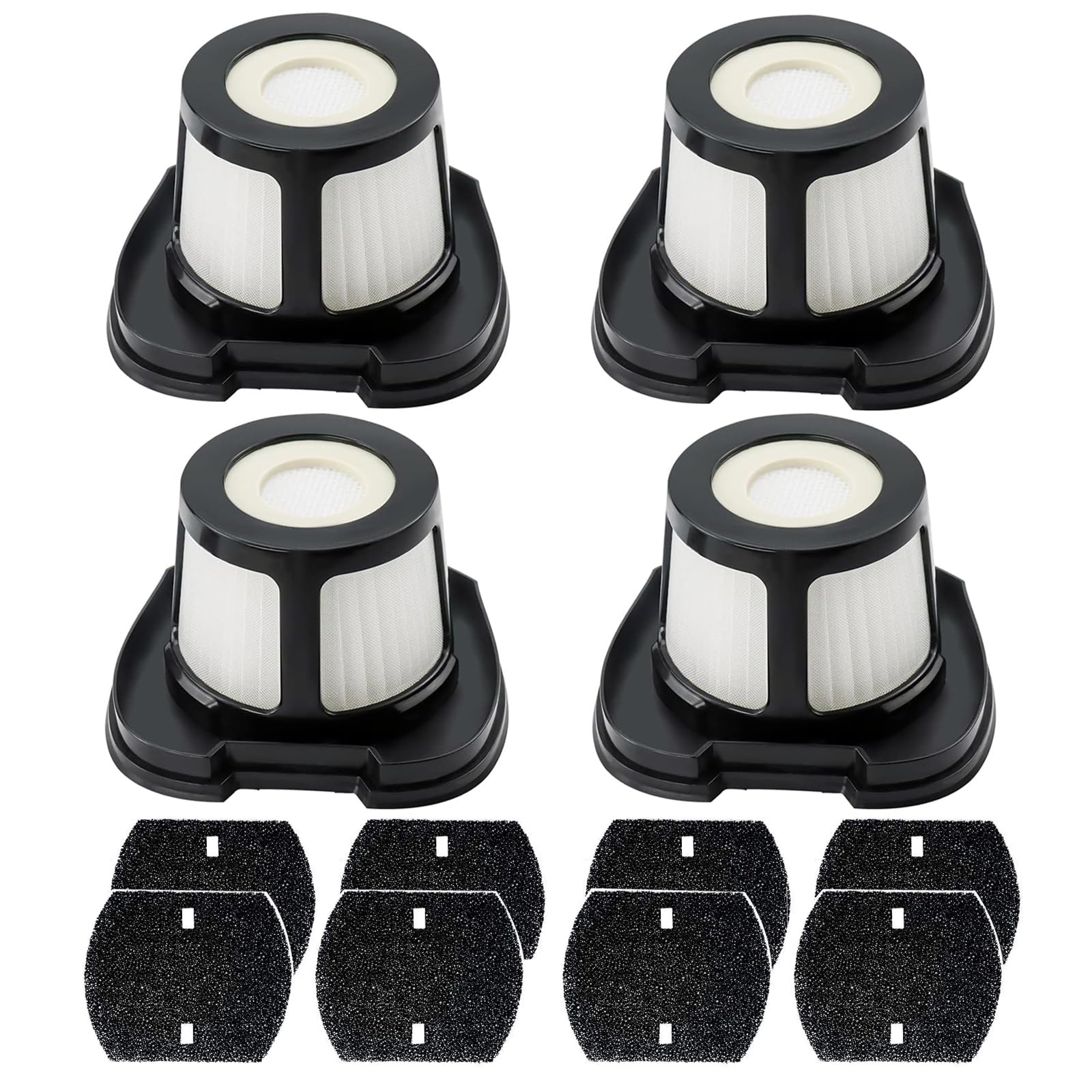 2579 Vacuum Replacement Filters Compatible with Bissell Pet Hair Eraser 2390A 2389 2389D 2390 23903 & AutoMate 2284W Lithium Ion Cordless Hand Vacuum,Compare to Part # 1614212 1614203 & 1614204