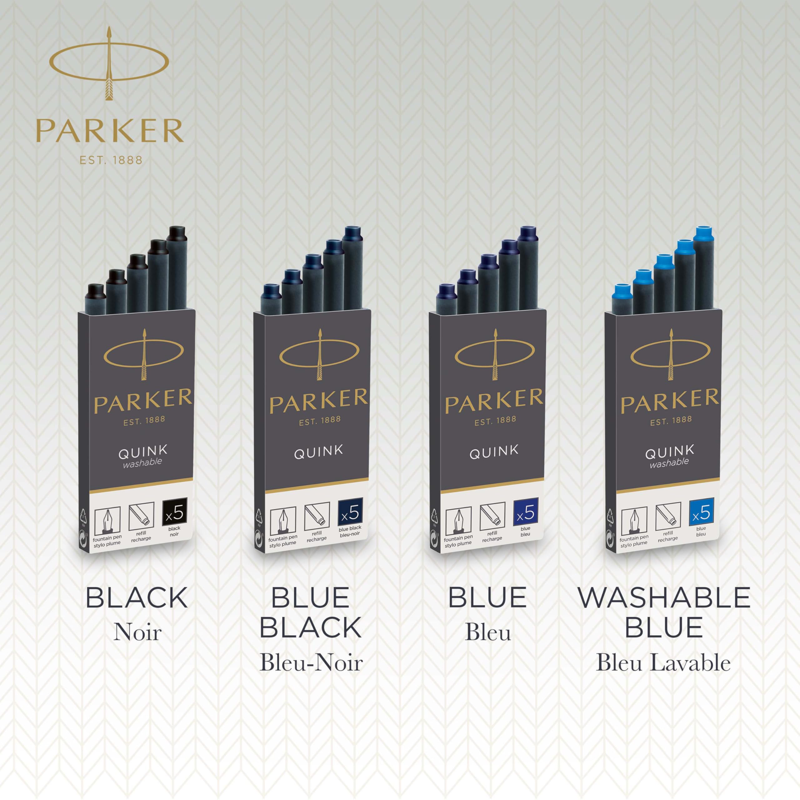 Parker 1950382 Quink Fountain Pen Refill Pack of 10