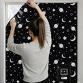 Yelmzir Portable Blackout Blind with Suction Cups, Adjustable Window Black Out Curtains No Drill, Temporary Blackout Window Covering for Bedroom, Travel, RV, 78" x 51"