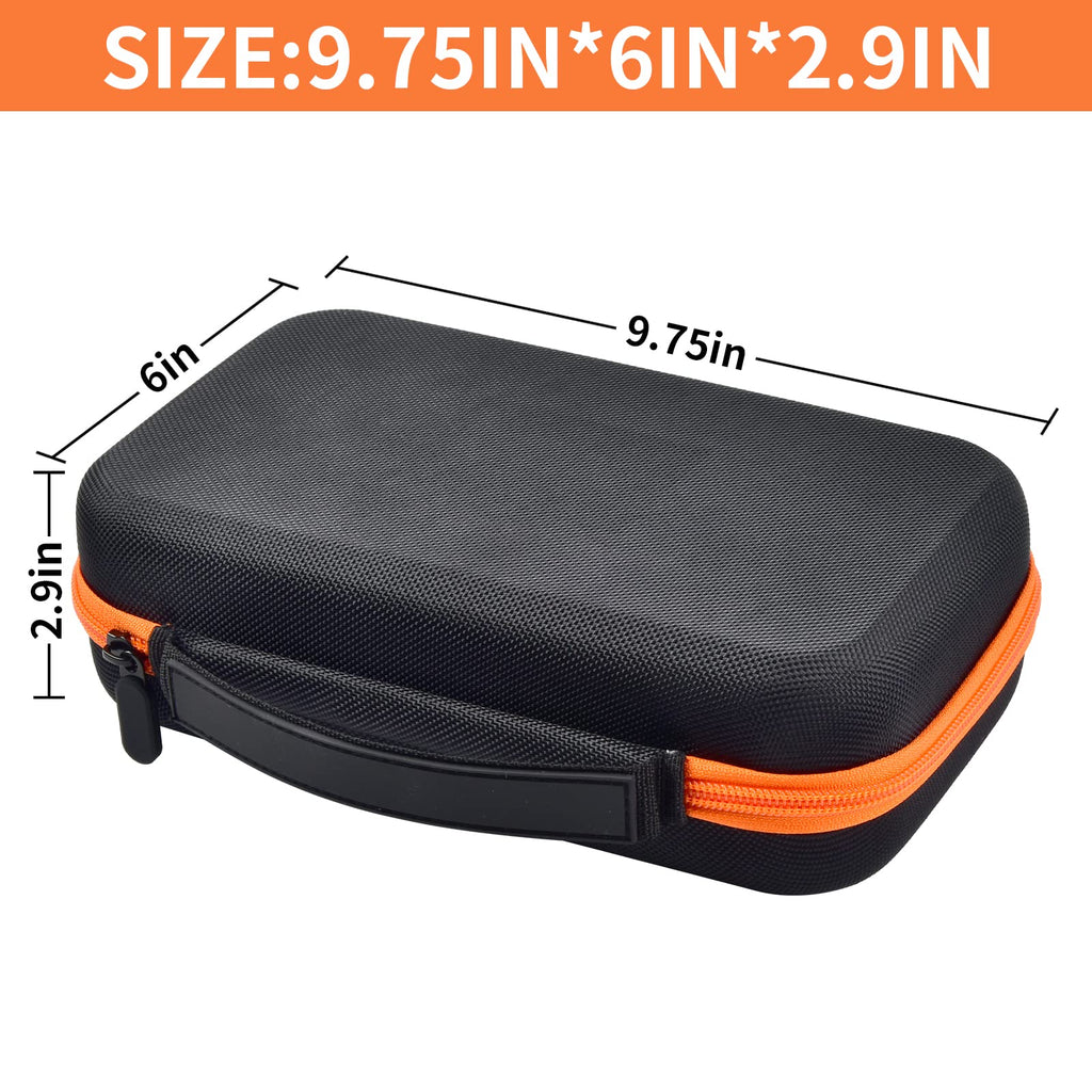 Case Compatible with Klein Tools ET310 AC Circuit Breaker Finder & 80041 Outlet Repair Tool Kit & RT250 GFCI Receptacle Tester. Electrical Storage Organizer Holder Bag (Box Only)-Orange Inner