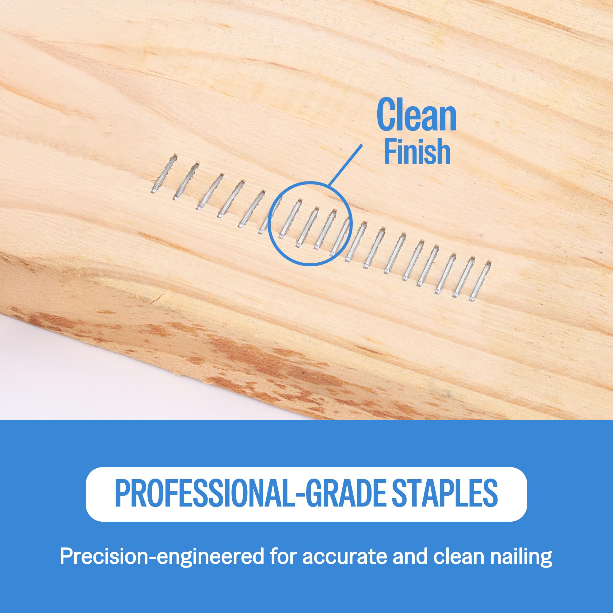 meite 22G71S12 22 Gauge 71 Series 3/8" Crown Wide 1/2" Leg Length Galvanized Staples for Upholstery Stapler 10,020 PCS/Box (1 Box)