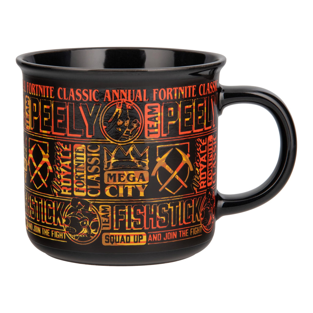 Fortnite Peely and Fishstick Heat Change Mug 350ml, Officially Licensed Ceramic Coffee Cup for Hot Drinks, Gamer Gift for Boys, Girls, Men, Women - Paladone