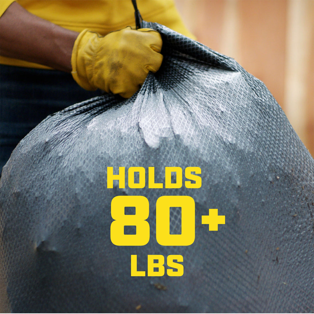 Glad Dual Defense Drawstring Large Trash Bags, 30 Gallon, 50 Count