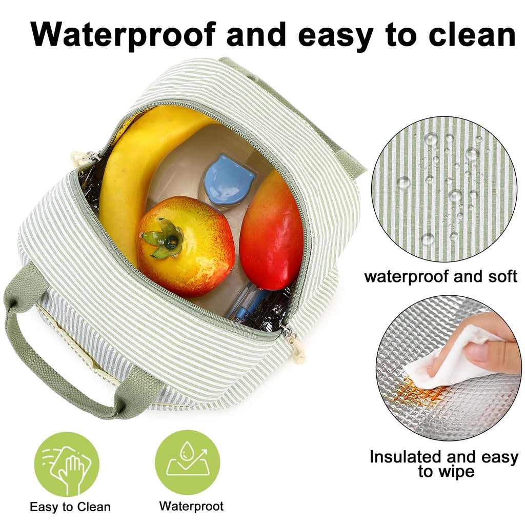 Bluboon Lunch Box for Women Cute Lunch Bag Reusable Insulated Lunch Bags Large Capacity Lunchbox Cooler for Work Picnic or Travel Gifts for Women Men