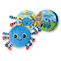 Melissa & Doug K's Kids Itsy-Bitsy Spider 8-Page Soft Activity Book for Babies and ToddlersCloth Baby Book and Sensory Toy with Textures to Grasp and Play Peekaboo, Ages 1 Month+
