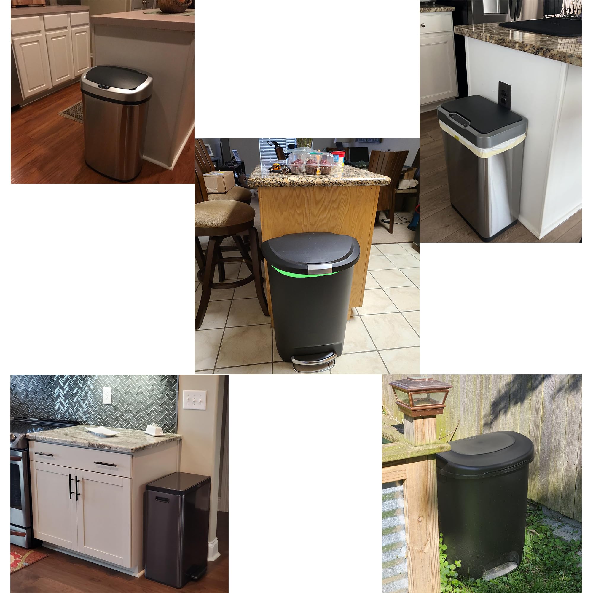 60 Counts 13Gallon 50L Large Compost Bag, Kitchen tall Compost bags, Compostable Bag For kitchen Bin, Extra large, Biodegradable bag for Food Scrap