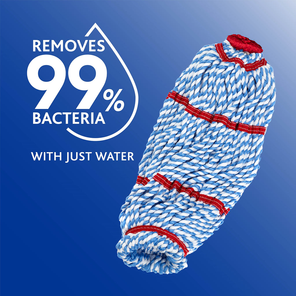 O-Cedar MicroTwist MAX Twist Mop Head Replacement | Machine Washable | Reusable | Microfiber Refill | Removes 99% of Bacteria