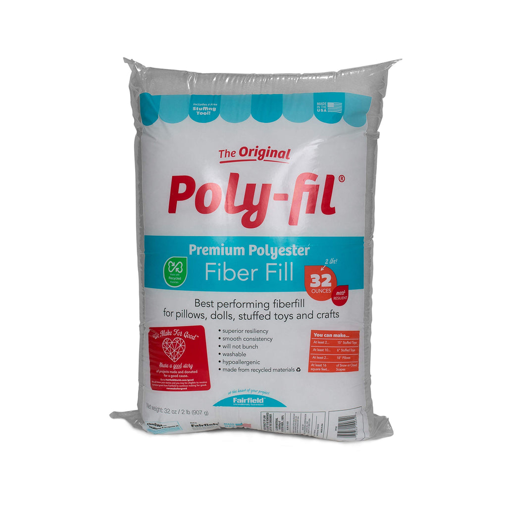Poly-Fil PF-32 Premium Fiber Fill 32 Ounce Bag,