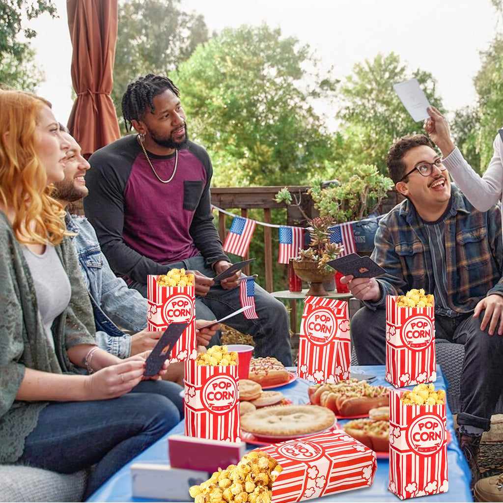 300 Pcs Popcorn Bags, 1 Oz Paper Bags Individual Servings Bulk for Popcorn Machine Movie Nights Easter Valentines Day Kitchen Supplies