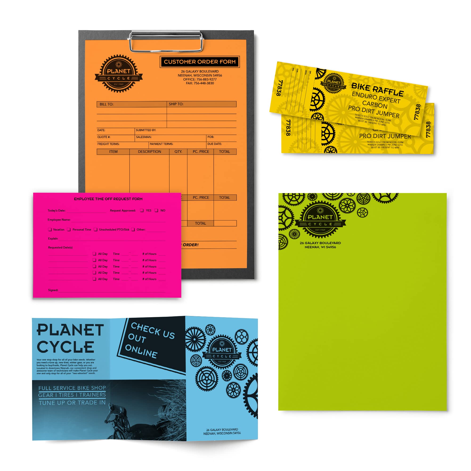 Astrobrights Color Paper, 8.5” x 11”, 24 lb / 89 gsm, “Brights” 5-Color Assortment, 500 Sheets