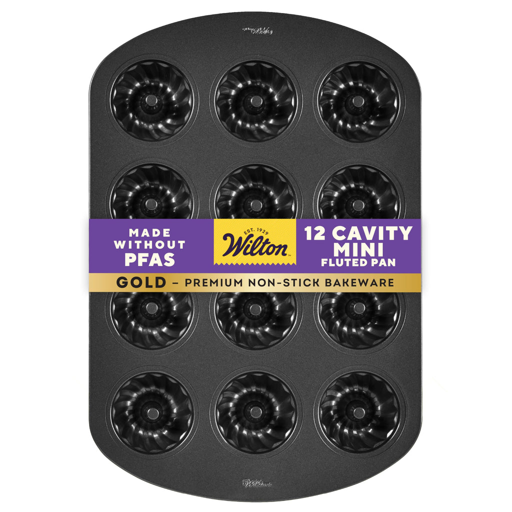 Wilton Non-Stick Mini Fluted Tube Pan; 12-Cavity