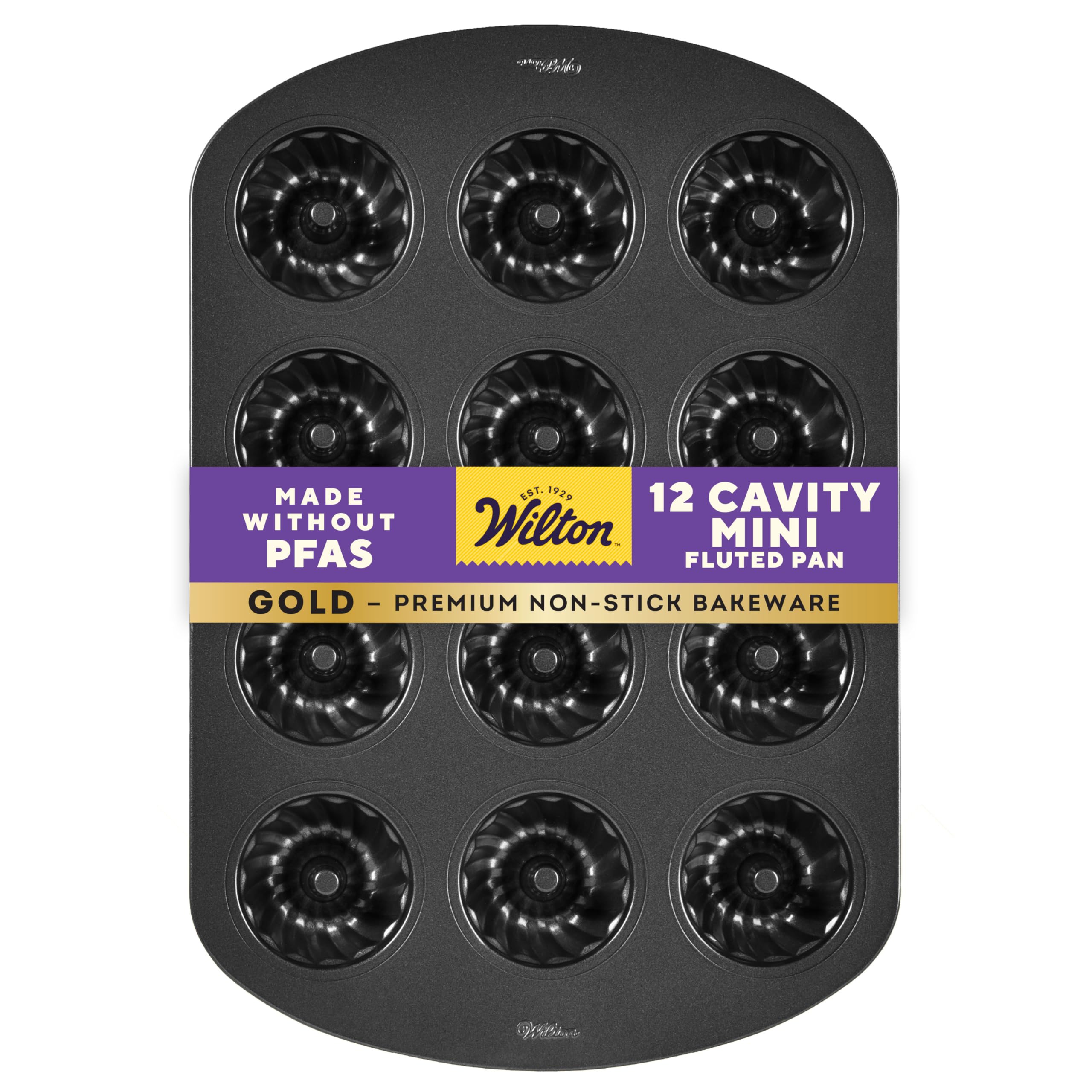 Wilton Non-Stick Mini Fluted Tube Pan; 12-Cavity