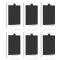 Belvita Refrigerator Air Filter Replacement for Frigidaire, Paultra, Ultrawf PureAir Ultra Electrolux EAFCBF - 6 Pack White