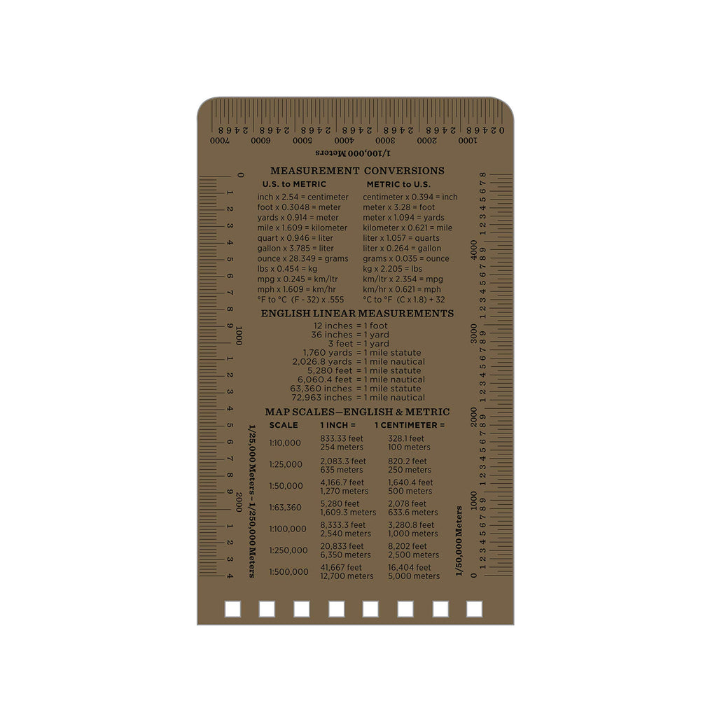 Rite in the Rain Weatherproof Top Spiral Notebooks, 3" x 5", Tan Cover, 3 Pack (No. 935T-3X)