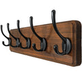 WEBI Coat Rack Wall Mount,Coat Hooks Wall Mounted,16’’ Hole to Hole,Coat Hanger Wall,Hook Rack Rail,5 Hooks for Hanging Coats,Hats,Jacket,Clothes