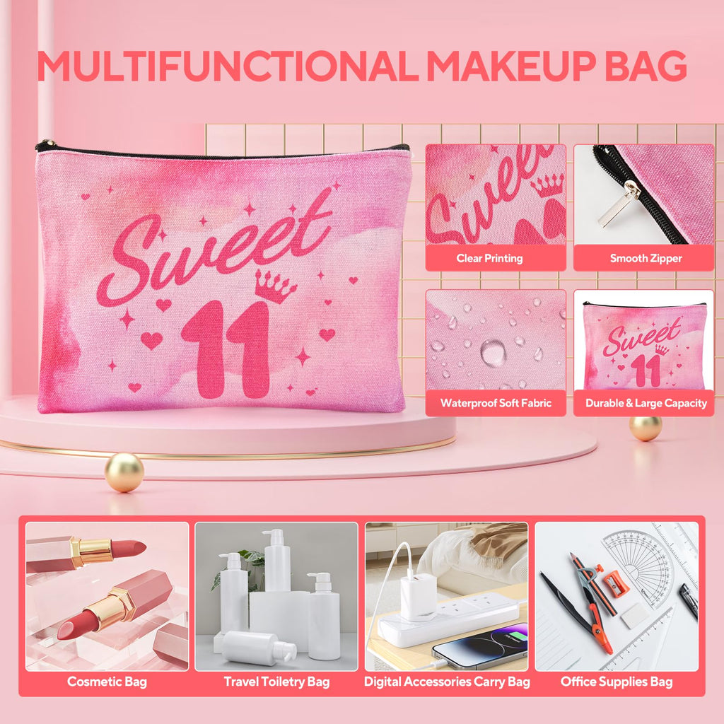 11th Birthday Gifts for Girls- Thoughtful Present Set for Daughters, Sisters & Nieces,Unique 11 Year Old Girl Gifts,Trendy Teen Girl Presents with Party Decorations (11th Birthday Gifts)