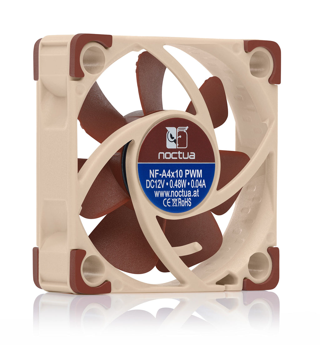 Noctua NF-A4x10 PWM, Premium Quiet Fan, 4-Pin (40x10mm, Brown)