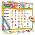 D-FantiX Behavior Reward Chart System - Pad with 27 Chore Chart for Multiple Kids, Reward Sticker Charts to Motivate Responsibility and Good Behavior, 2280 Reward Stickers & 48 Incentive Stickers
