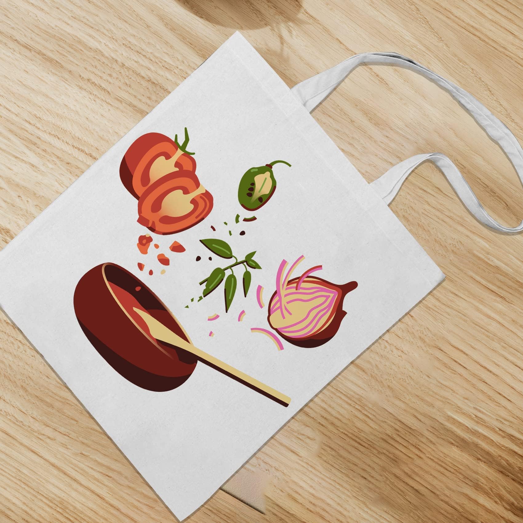 SUMEX Sublimation Blanks Canvas Tote Bags Bulk,16 Pack 14"×16" Polyester Reusable Shopping Canvas Bag for Heat Press Crafts…