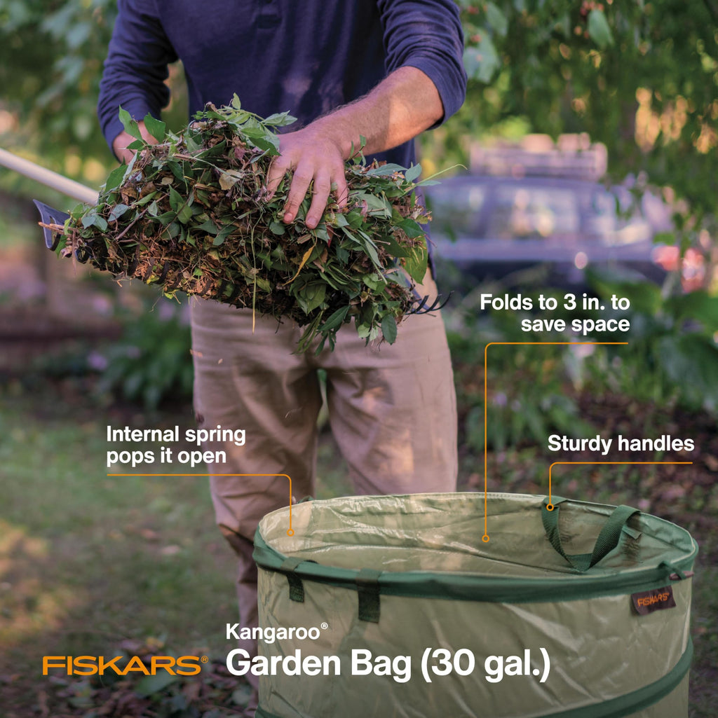 Fiskars 30-Gallon Kangaroo Gardening Bag (94056949)