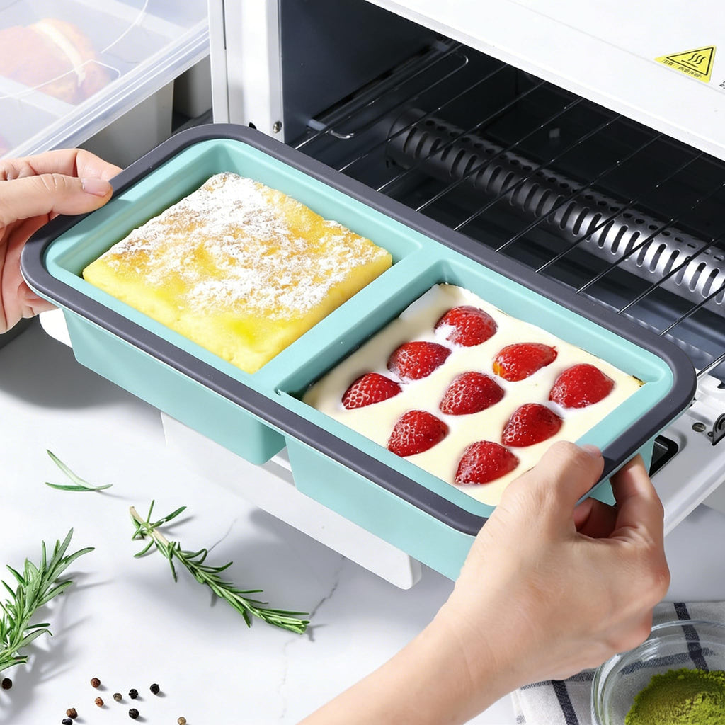 Asaloy 3 Pack （1-1.4-2 Cup）Silicone Food Freezer Molds With Lids,Easy to Release Silicone Soup Freezer Containers Tray for Meal Prepping,Leakproof, Suitable for Dishwasher/Oven/Fridge (Blue)