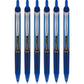 Pilot Precise V10 RT Retractable Liquid Ink Rollerball Pens, Bold Point, 1.0mm, Blue Ink, 6 Count