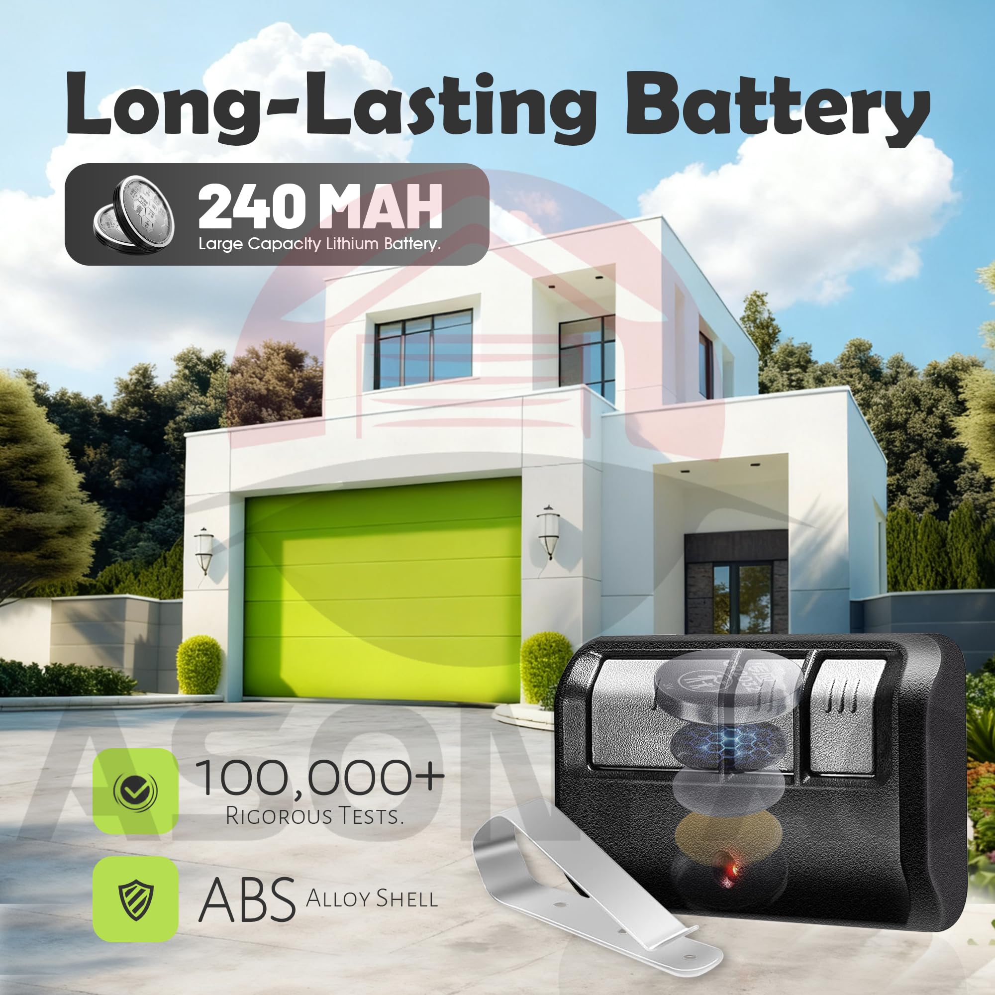 2 for LiftMaster Chamberlain Craftsman Garage Door Opener Remote 893LM 893Max Universal【3 Year Warranty】