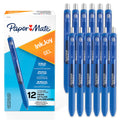 Paper Mate InkJoy Pens, Gel Pens, Medium Point (0.7 mm), Dark Blue, 12 Count