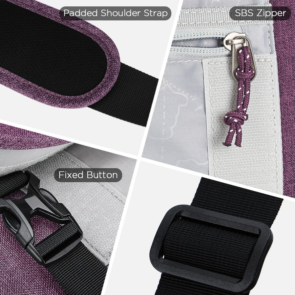 OIWAS Messenger Bag - 14 Inch Messenger Bags Men, Messenger Bag for Women, Lightweight Water Resistant Computer Bag, College Book Bag
