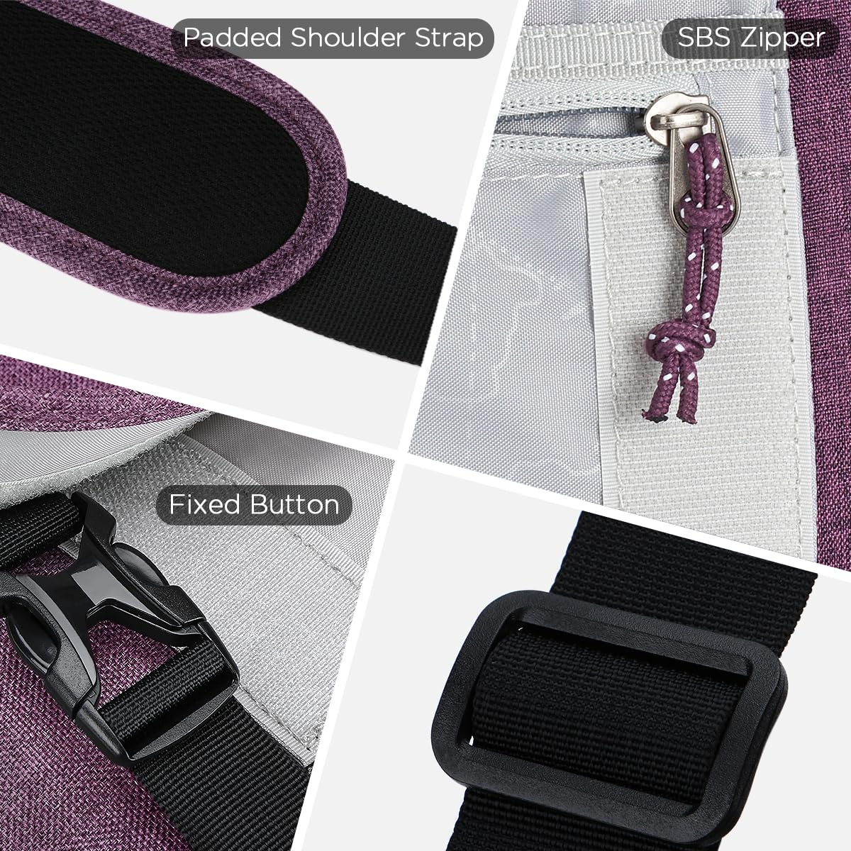 OIWAS Messenger Bag - 14 Inch Messenger Bags Men, Messenger Bag for Women, Lightweight Water Resistant Computer Bag, College Book Bag