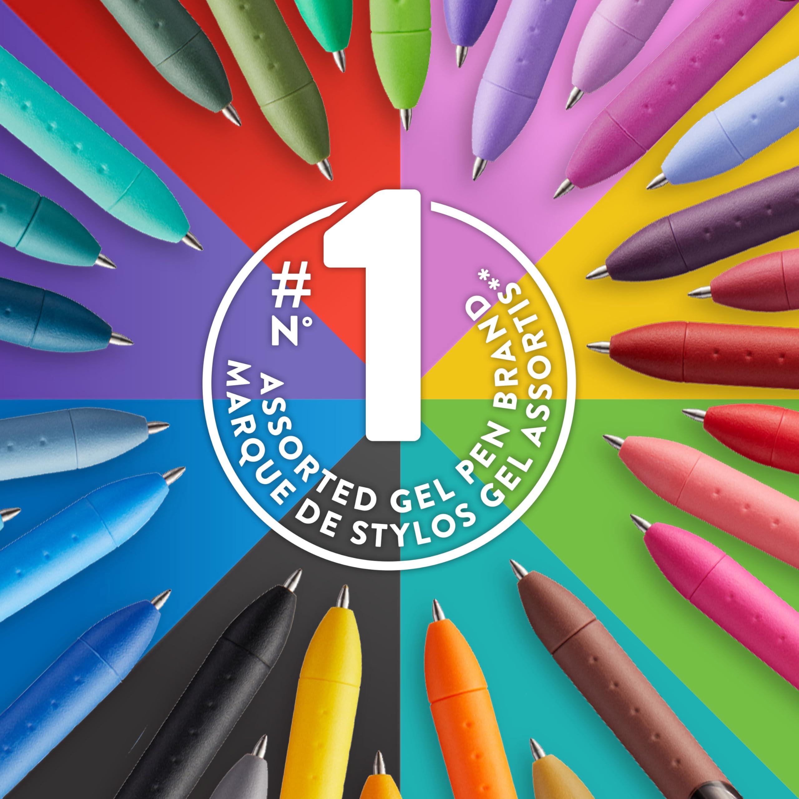Paper Mate InkJoy Pens, Gel Pens, Medium Point (0.7 mm), Dark Blue, 12 Count