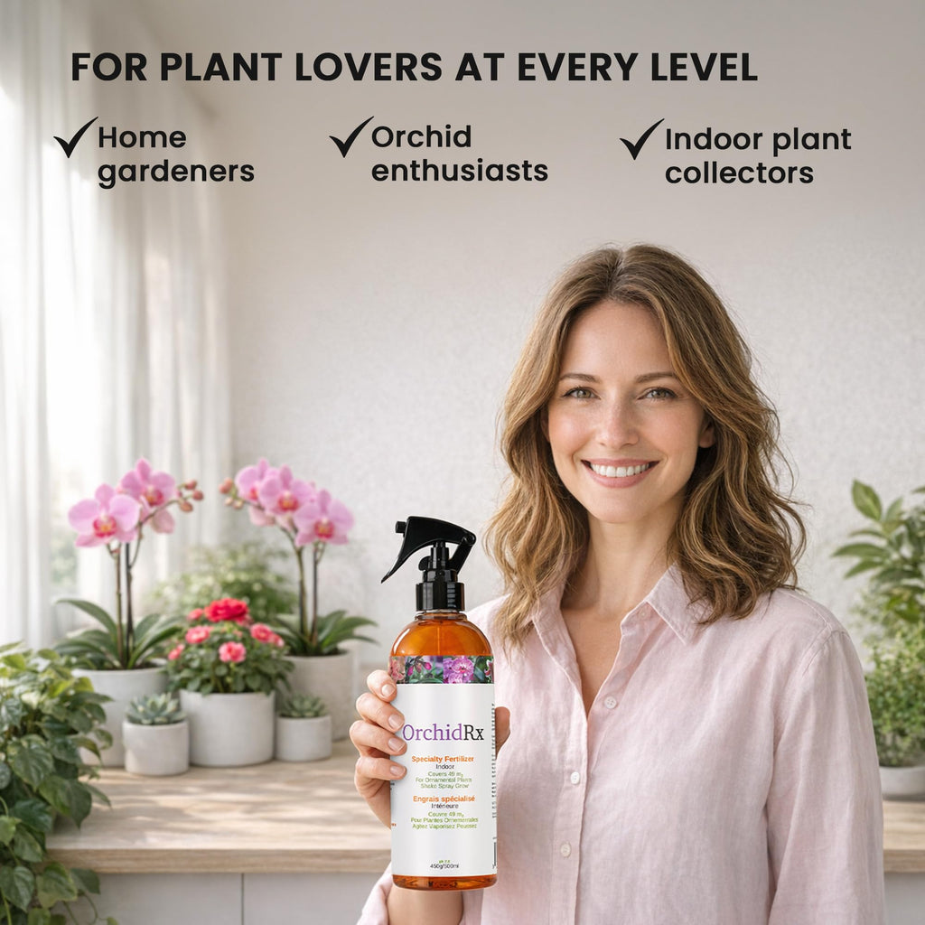 OrchidRx Plant Fortifier/Fertilizer - Grow Your Plants Stronger and Healthier with Plant Fertilizer Spray - 100% Certified Organic and Easy to Use Idea for Gardeners | 500 ml