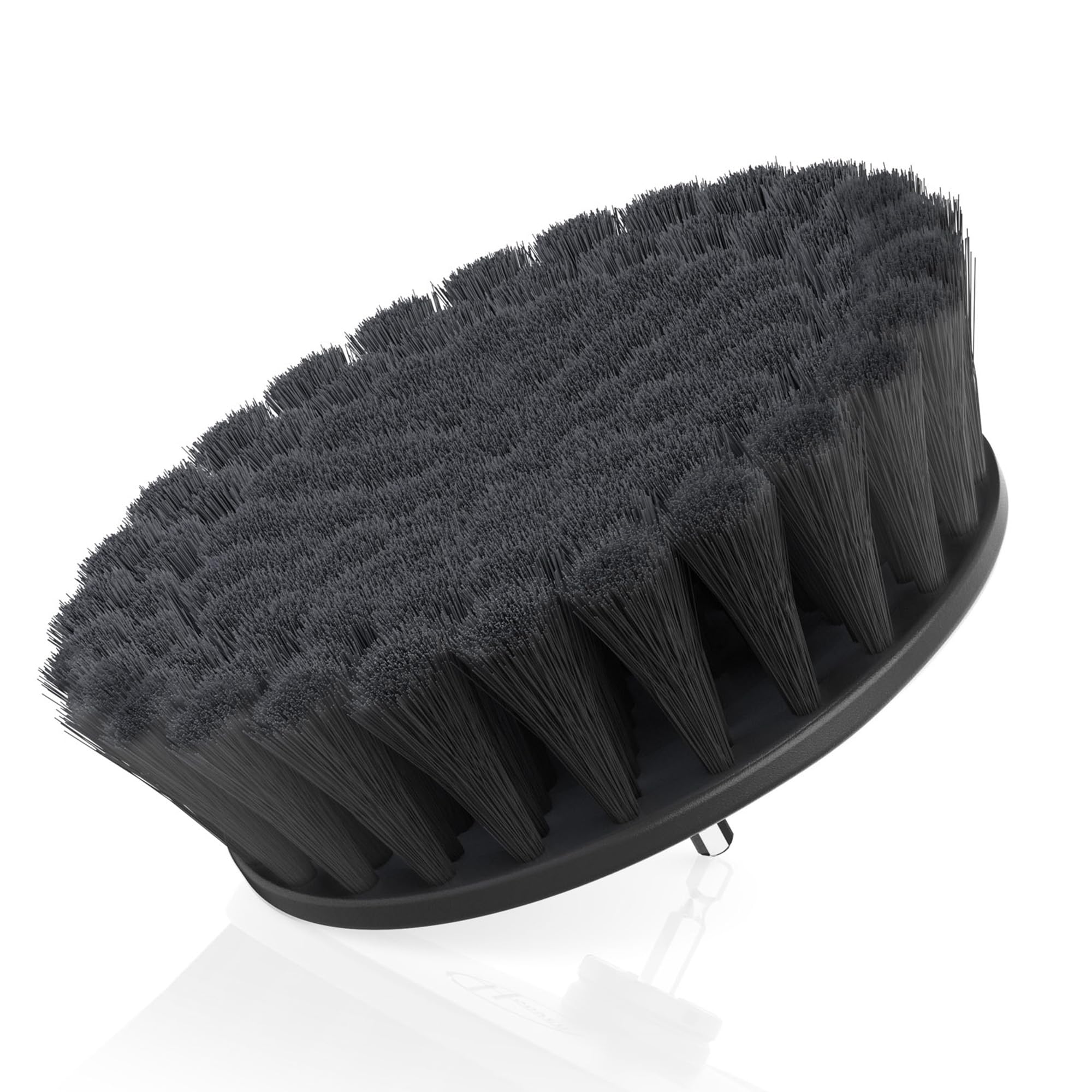 Hoover 6" Hard Bristle Cleaning Brush, for Heavy-Duty Whole-Home Cleaning, Compatible with ONEPWR Scrubber, AH86300, Black