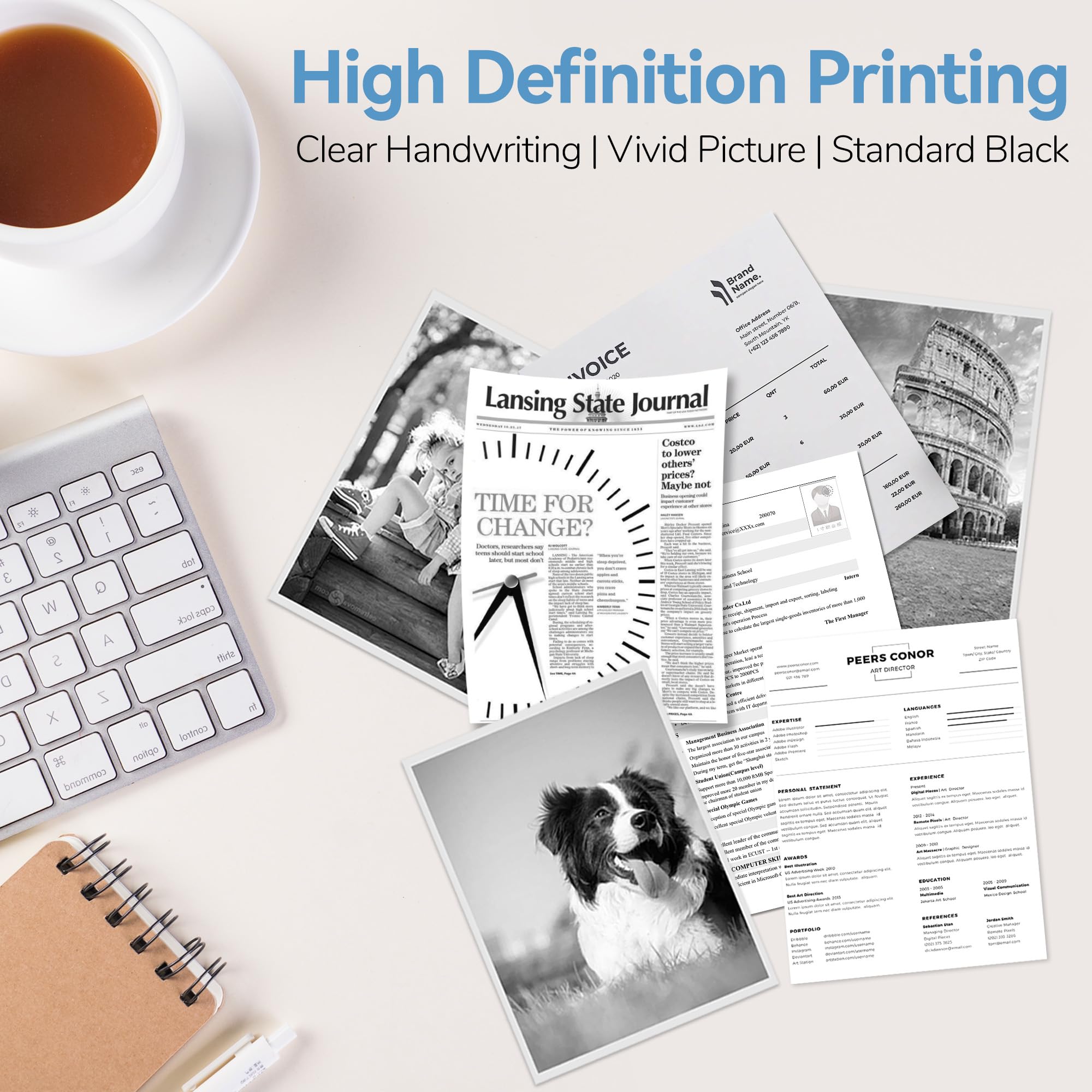TN760 for Brother TN760 TN-760 TN 730 Toner Cartridges Used to Brother HL-L2350DW HL-L2395DW MFC-L2710DW MFC-L2690DW DCP-L2550DW Printers , High Yield Black - 2Pack