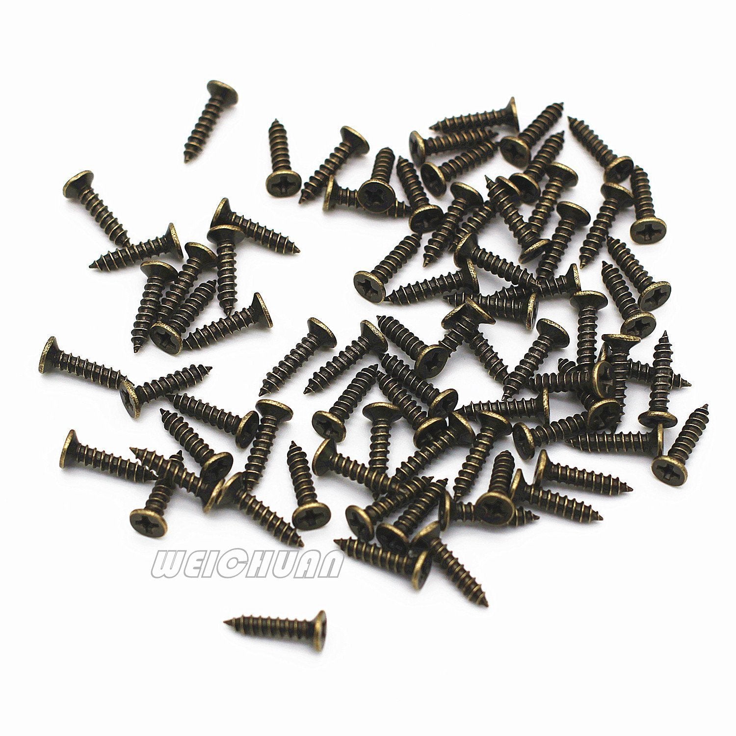 WEICHUAN 20pcs Metal Kitchen Cabinets Furniture Wardrobe Medicine Handle Vintage Drawer Knobs Pulls /lot Antique Bronze (Length: 96mm Width: 30mm)