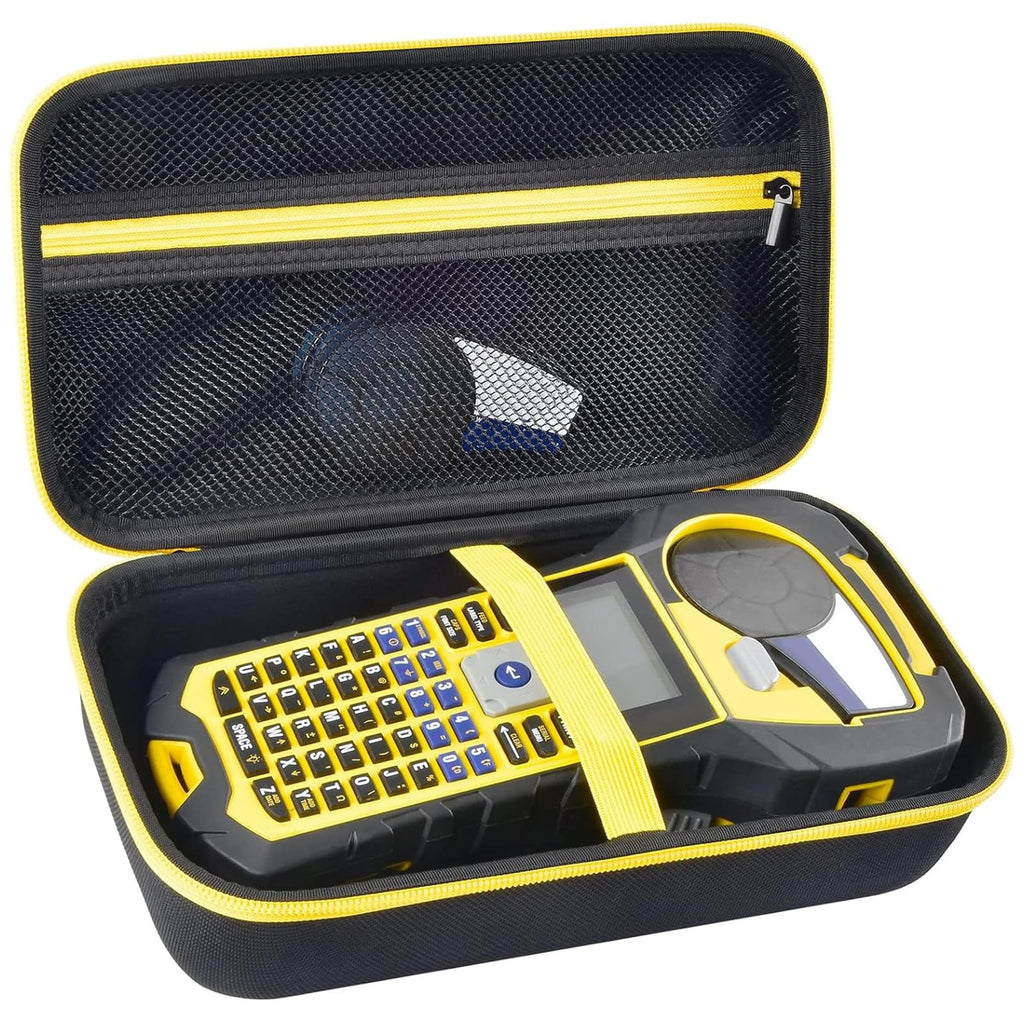 Case Compatible with Brady M210/ BMP21-PLUS/ M210 LAB Handheld Label Printer. Sticker Maker Portable Storage Holder Bag with Pocket for Brady Authentic Labels, USB Cable and Accessories (Box Only)