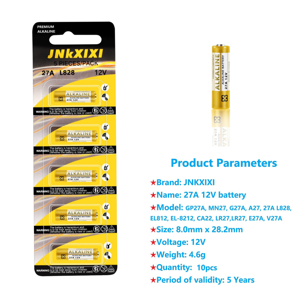 JNKXIXI 27A 12v Battery Alkaline Batteries (30)