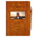Memorial Gifts For Loss Of Dad, Grief Journal With Photo Insert, Letters To My Father In Heaven, Loss Of Father Sympathy Gift - 200 Pages Notebook A5 With Pen