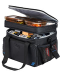 ZEEMO 19L Soft Cooler Bag, Insulated Lunch Box & Ice Chest, Double Leakproof Layers, Waterproof Collapsible Cooler Case for Work & Outdoor Travel, Black