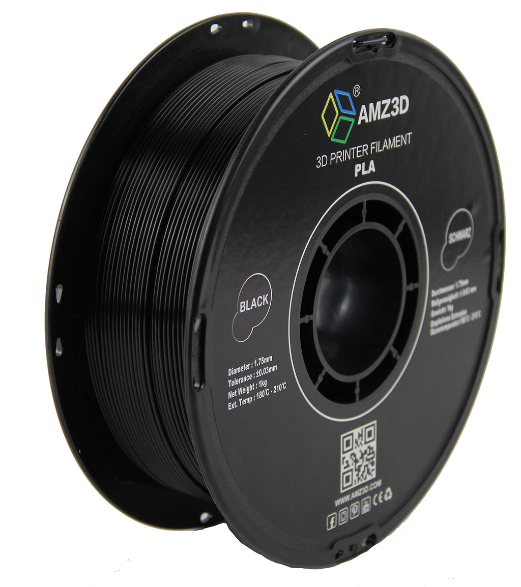 AMZ3D PLA 1.75mm-1kg 3d Printer Filament (Black)