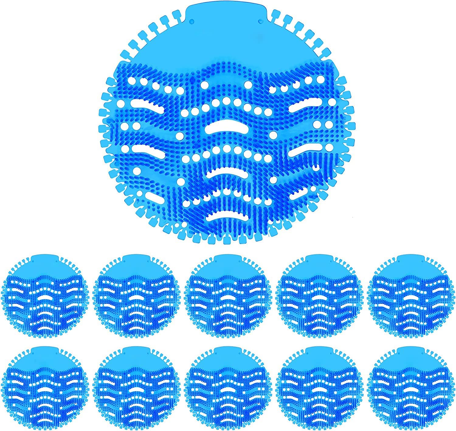 10 Packs Urinal Screens Deodorizer, Urinal Cake Anti-Splash&Odor Freshener – Ideal for Schools, Bathrooms, Restrooms, Office