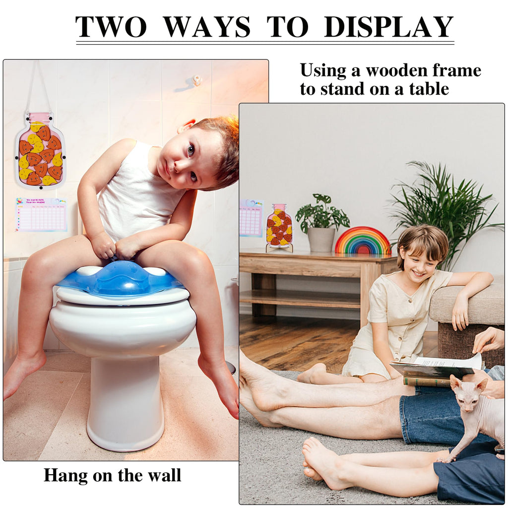 Reward Chart for Toddlers, Potty Training Chart Chore Chart for Boys and Girls, Reward Jars for Kids, Behavior Chart for Kids at Home, Kids Responsibility, Child Responsibility Training Jar